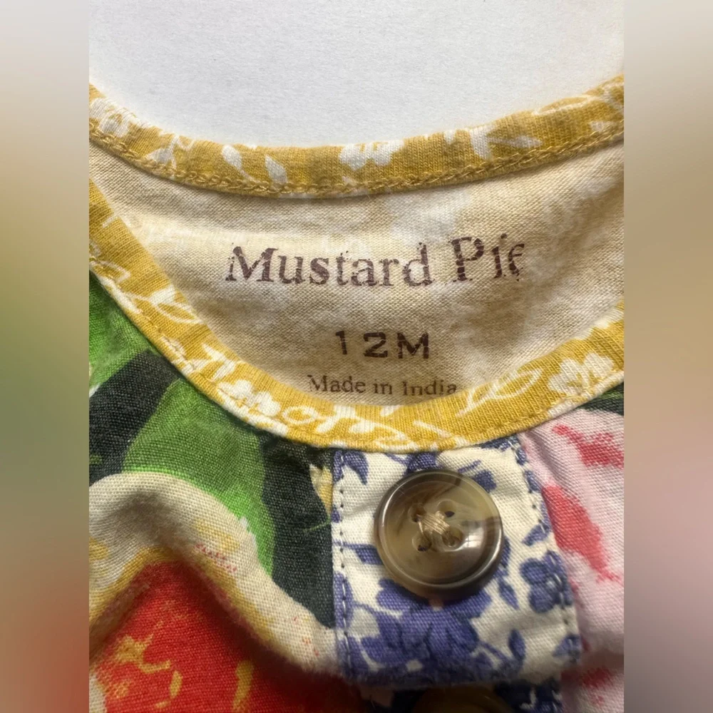 Mustard Pie Yellow Floral Matching Set